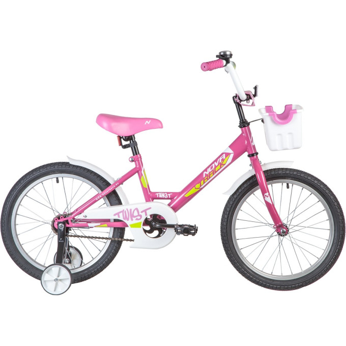 Детский велосипед NOVATRACK Twist 18” розовый 181TWIST.PN20